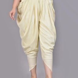 VIRIDIAN casual Solid Women Dhoti-image-0