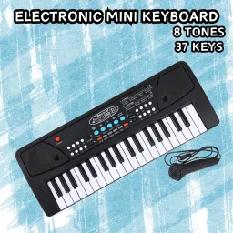 (Piano Keyboard) Toy with 37 Key, Recording and Mic, Adapter for DC Power Q37 (Piano Keyboard) Toy with 37 Key, Recording and Mic, Adapter for DC Power Q37 Analog Portable Keyboard-9