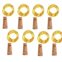 30 LEDs 3.05 m Gold Steady String Rice Lights-14