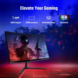 Acer NITRO 68.58 cm (27 inch) Curved Full HD LED Backlit VA Panel with HDR10 Support, Vision Care, Display Widget, 1500R Curvature Gaming Monitor (ED270R S3) image 3