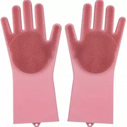 Multifunctional Magical Silicone Scrubbing and Cleaning Hand Gloves s01 Wet and Dry Disposable Glove-image-17