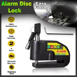 Bike Disc Lock Motorcycle Waterproof 110dB Heavy Duty Anti-Theft Alarm Wheel Disc Disc Lock-image-22