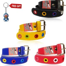 Boys & Girls Casual Black, Blue, Yellow, Pink Artificial Leather Belt-image-46