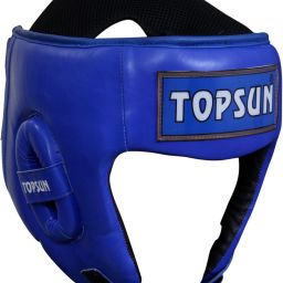 WUSHU LEATHER HEAD GAURD Boxing Head Guard-image-1