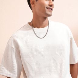 highlander Men Solid Round Neck Cotton Blend White T-Shirt-picture-31