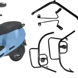 Auto Accessories OLA S1 PRO (H.P)CRASH GUARD WITH FRAME SLIDER FRONT AND REAR-picture-28