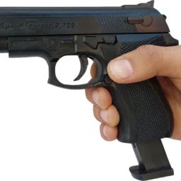 wheelsquare PUBG mouser pull back loading gun (pack of 2) with 200 bullets Guns & Darts image 4
