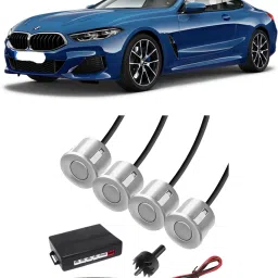 AB49 Silver Car Reverse Parking Sensor with LED Display 4 Sensor A49 Parking Sensor-image-89