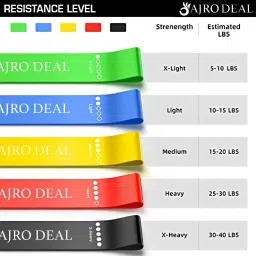 ajro deal Exercise Loop |Thera Bands for Men & Women. Resistance Band image 3