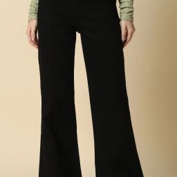 Women Regular Mid Rise Black Jeans-image-57