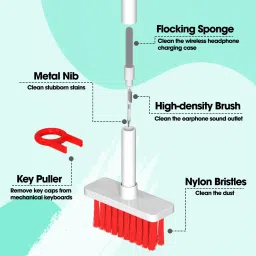 MS MODSTYLE 5 in 1 Keyboard and Earbuds Cleaning Brush for Computers, Gaming, Laptops, Mobiles image 3