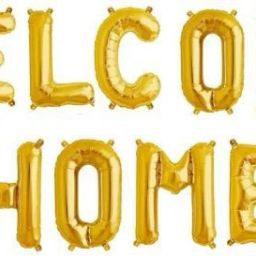 Solid Welcome Home Foil Letter Party Decoration Balloon-image-7