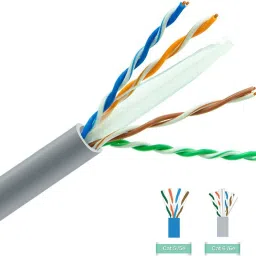 Sadow LAN Cable 10 m Snagless 10 Meter RJ45 Cat-6 Ethernet Patch Internet Cable, Network Internet Cord - RJ45, UTP, Pure Bare Copper Wire image 5