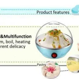 Egg Boiler 7 Egg Single layer DN26 Egg Cooker, Egg Boiler, Egg Poacher Electric, Egg Steamer (Multicolor)DN26 Egg Cooker-17
