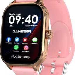 GameSir H9 Pink-A1 Full Screen Touch Watch Specially Made for Girl & Women Smartwatch-17