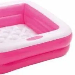 3.5 feet pink swmming pool for kids with air pump (pink)-22