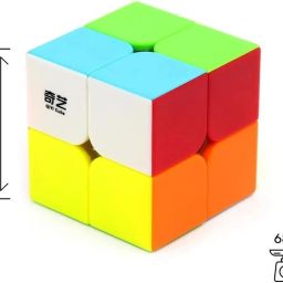 bafli 2x2 Stickerless Magic Speed Cube for Kids image 2