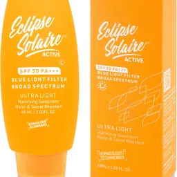 Sunscreen - SPF 50 PA+++ Active Mattifying No White Cast UVA/B, Blue Light Protection All Skin Types-4