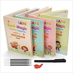 Magic Practice Copybook, (4 Book + 10 Refill+ 1 Pen +1 Grip) ALNR310-image-11