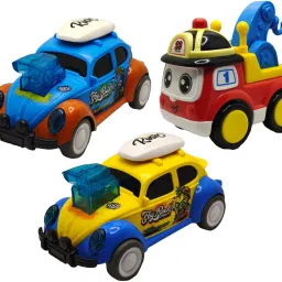 Unbreakable Four-Wheel Drive Friction Powered Diecast Toy Set-L24-picture-34