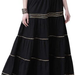 Women Regular Fit Black Viscose Rayon Trousers-image-98