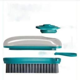 Washing Pot Dishwashing Brush Liquid Adding Clothes Cleaning Brushes, Soft Laundry Brush Sponge Pot Brush with Soap Dispenser for Kitchen Bathroom Plastic Plastic Wet and Dry Brush-image-75