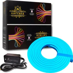 600 LEDs 5 m Blue, White Steady Strip Rice Lights-image-98