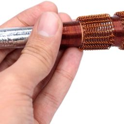 5 Inch Resuable Shooter Pipe With Gitti Copper, Terracotta Outside Fitting Hookah Mouth Tip-image-77