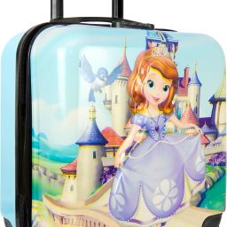 Small Cabin Suitcase (37 cm) 4 Wheels - 360° Rotation, Outing Travelling Luggage Kids Trolley Bag with Adjustable Handle - Blue-14
