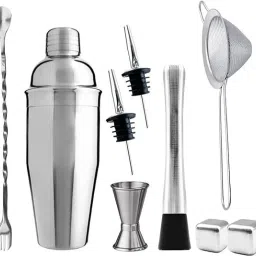 Stainless Steel 9 - Piece Bar Set-image-73