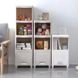 6 Tier Cupboard Plastic Wardrobe Storage Wardrobe Cabinet PP Collapsible Wardrobe-image-48