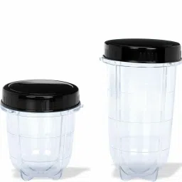 sunmeet Bullet Jar for Mixer Grinder Set of 2 (530 ML & 350 ML) Mixer Juicer Jar Mixer Juicer Jar image 5
