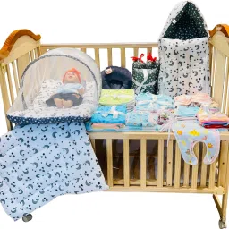 59 in 1 New Born Baby Complete Daily Items Combo | Baby Gift Set (0-6 Months-image-43