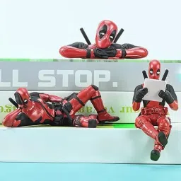Deadpool - Action Figures set of 3 Car Dashboard Figure-image-11