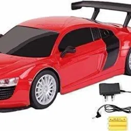 Chargeable Racing Sports High Speed Remote Control Car for Kids (Red With Wing)-11