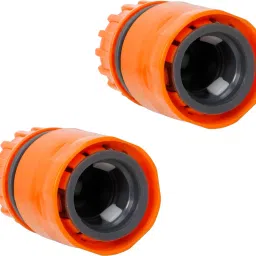 1/2 Inch Plastic Garden Water Hose Quick Connector - Pack of 2 (AR1590*2) Hose Connector-1