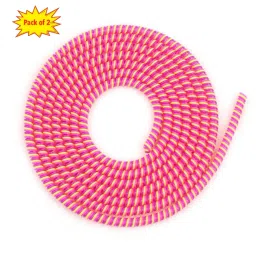 Epaal Spiral Triple Color (2 Pcs) 1.4 Mtr Full Size Cable Charger Protector (Red) Cable Protector-image-14