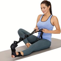 Yoga Fitness Pedal Puller, Leg Stretching Loop Strap For Rehabilitation Band Ankle Support-image-4