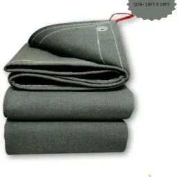 Canvas Tarpaulin 15x24ft – 610 GSM Heavy Duty Waterproof Cover Tent - For Outdoor use, tent, farm equipment, construction sites, and rain protection-image-38