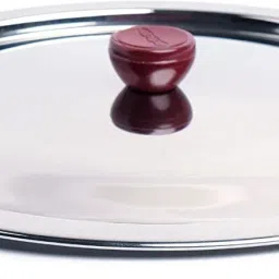 Stainless Steel Multipurpose Lid/Cover with Knob suitable for Utensils, Tawas, Kadhais, Topes (36 CM )(SIZE 6) 14 inch Lid Set-image-64