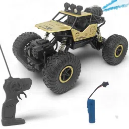 Big Size Metal Body 4x4 Remote Control Rock Crawler Smoke Car with Battery_08-19