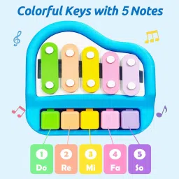 acarya Piano & Xylophone(2 in 1 ) 5 Multicolored Key image 3