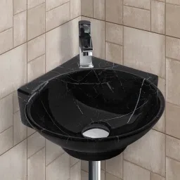 Ceramic Wash Basin 16.3 x 13.8 x 4.3 inch | PERRY_03 (G) Perry - 6001 Corner Basin-image-7