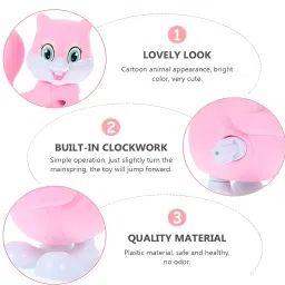 saarathi Jumping Squirrel Wind Up Key Operated Toy for Kids. Multicolor, (Pack of 3) Rattle image 3