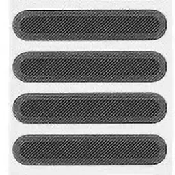 NKL Speaker Anti-Dust Protector Sticker Short 5 & long 5 Pec) All Smartphones 384 Digital Visual Interface Black Anti-dust Plug-15