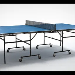 stag iconic 150 Table Tennis Table with 15mm Top, Single Player Playback Mode Rollaway Indoor Table Tennis Table-picture-1