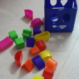 Shape Sorting Cube With 18 Shape And Different Color-CUBE BLUE-600--image-91