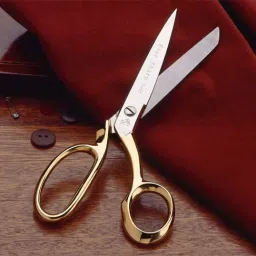 trio Gold Plated Sharp and Premium Quality Cutting, Crafting and Creative Tailor Scissors (Set of 1,) Scissors image 3