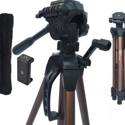 eloies 5.6 Feet Heavy-Duty Tripod for DSLR, Mirrorless Cameras & Smartphones (Tl-61) Tripod-12