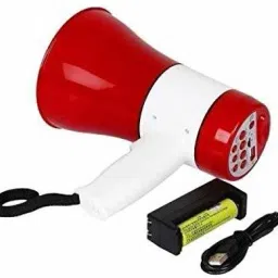 30 Watts Bluetooth Handheld Megaphone with Recorder USB and Memory Card Input for Announcing; Talk; Record; Play; Siren; Music with Battery and Charger Outdoor, Indoor PA System-32